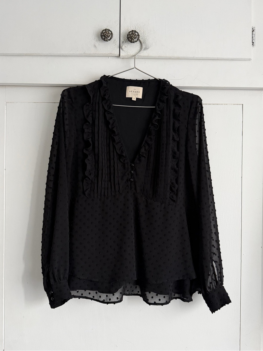 Sezane Mirta Blouse - Black